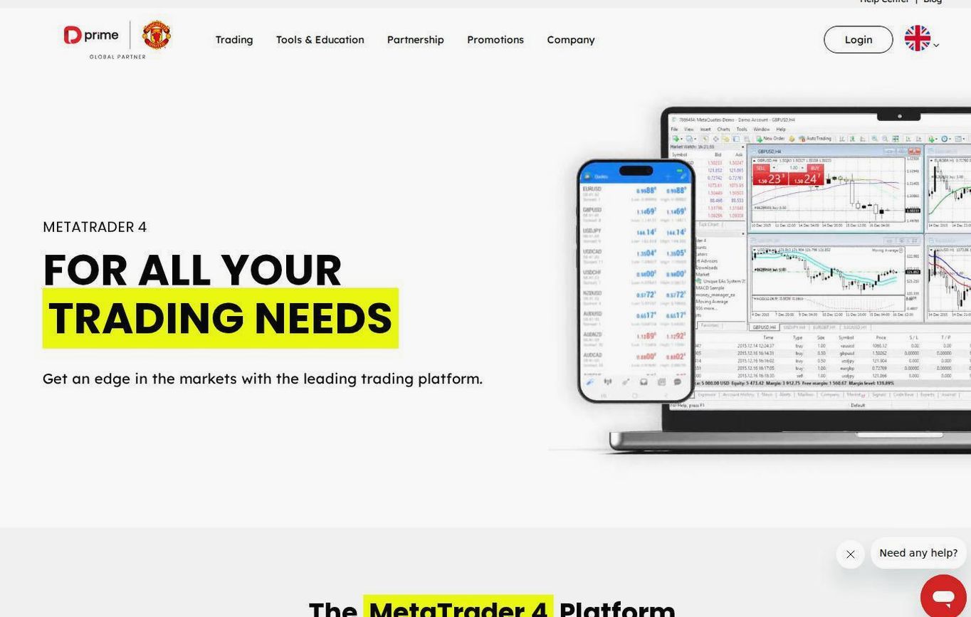 The platform page on the Doo Prime website
