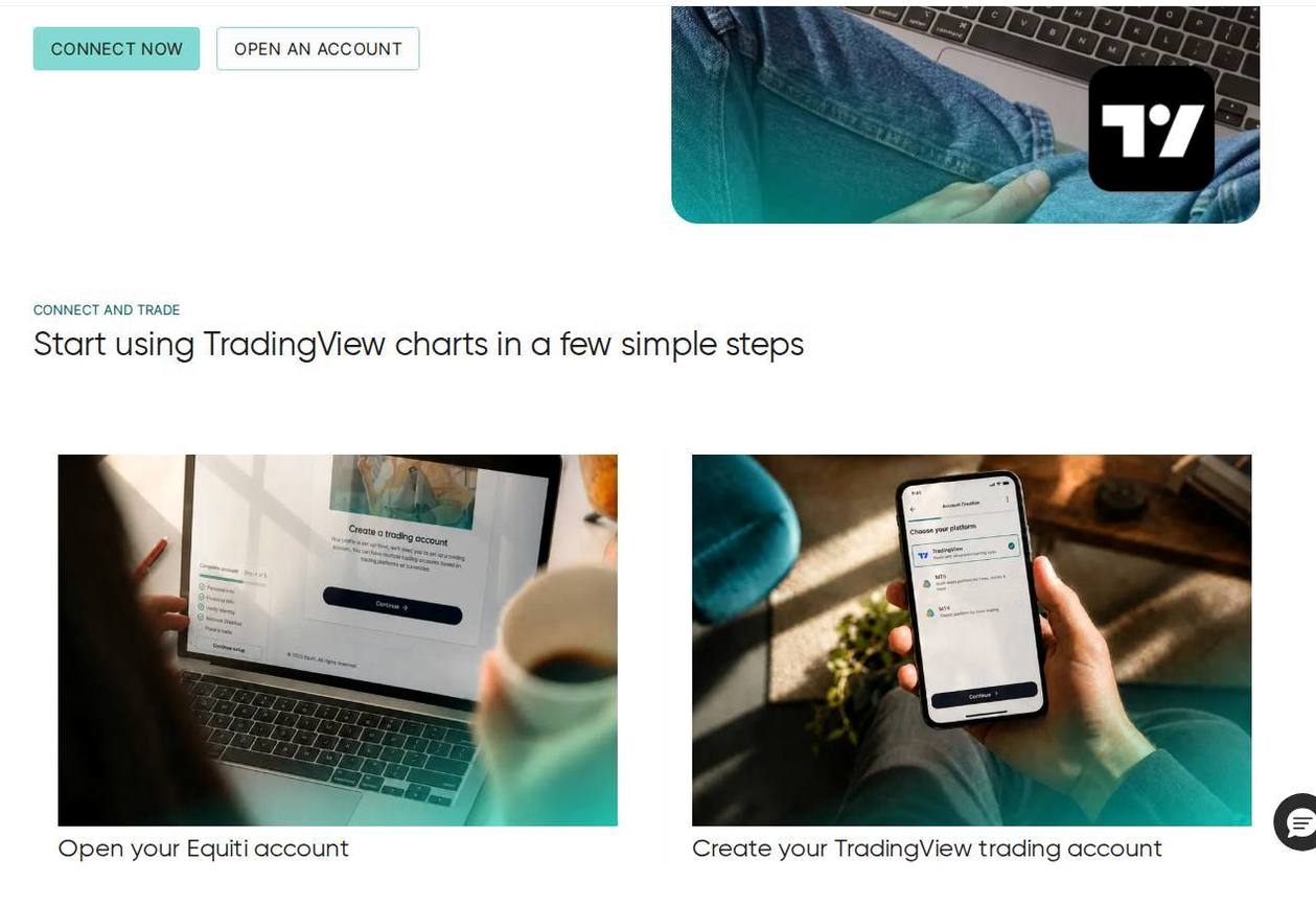 The platform page on the Equiti website